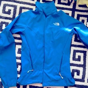 The North Face APEX blue jacket BROKE ZIPPER